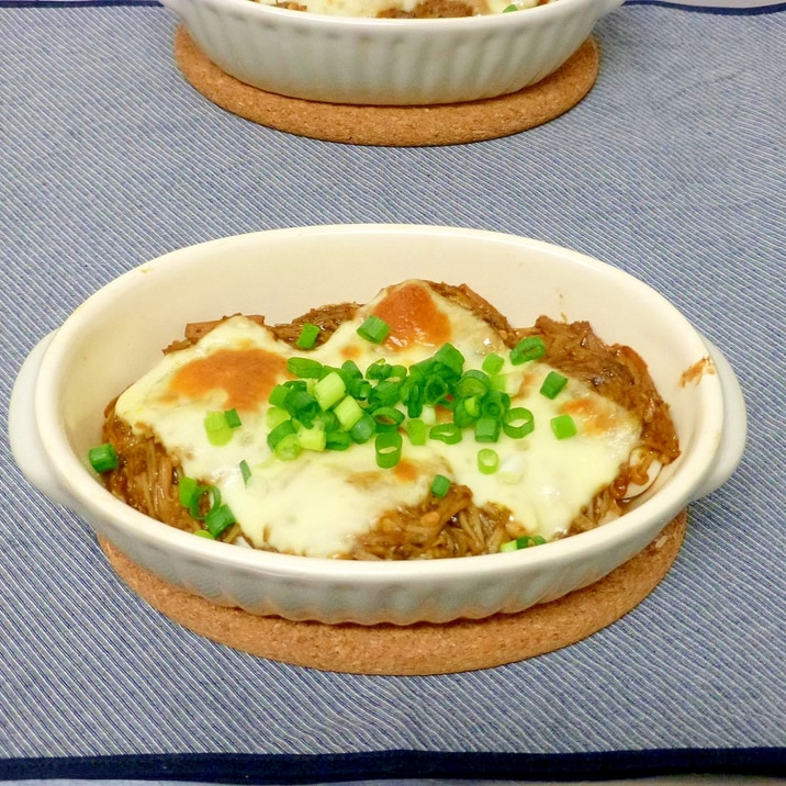 豆腐とウズラの卵の海苔チーズ焼き